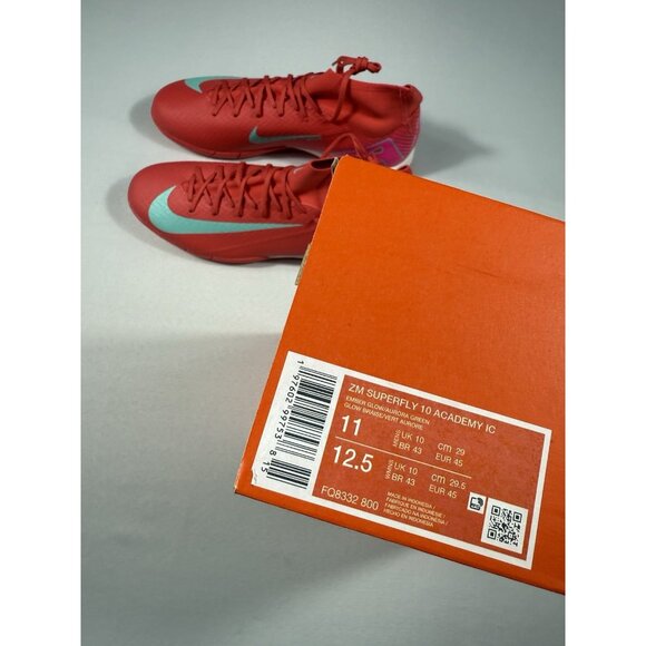 New Men’s Size 11 - Nike Zoom Mercurial Superfly 10 Academy IC Mad Energy Pack - Picture 10 of 10